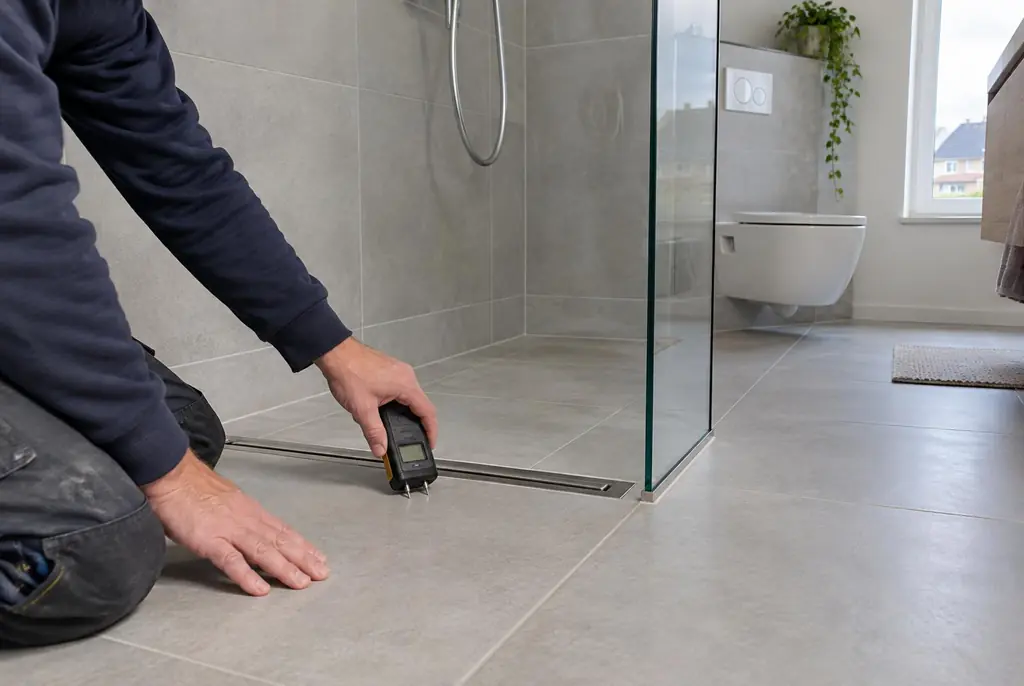 Lekdetectie Nijmegen – badkamer in een nieuwbouwwoning